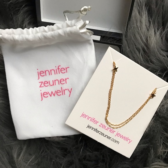 NWT 🤩 JENNIFER ZEUNER STAR NECKLACE - Picture 2 of 6